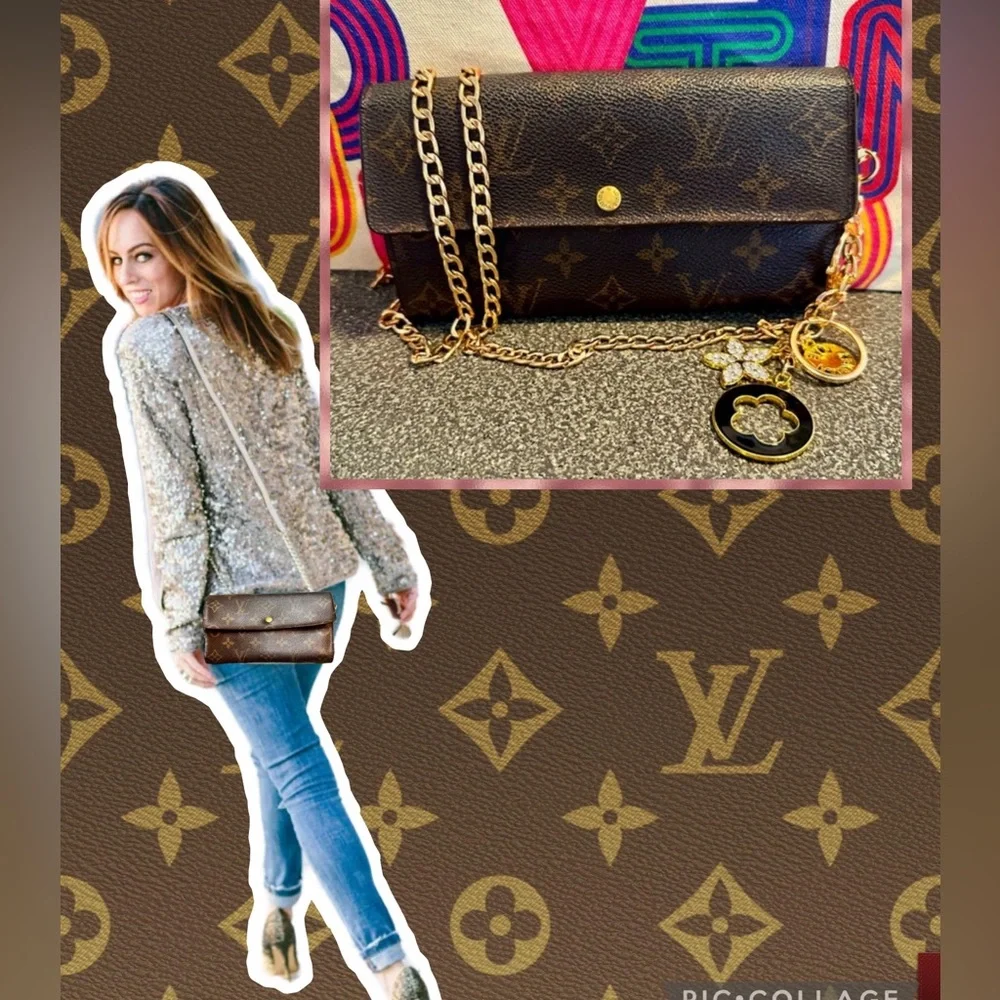 Louis Vuitton Monogram 
Sarah Long Bifold Wallet & converter